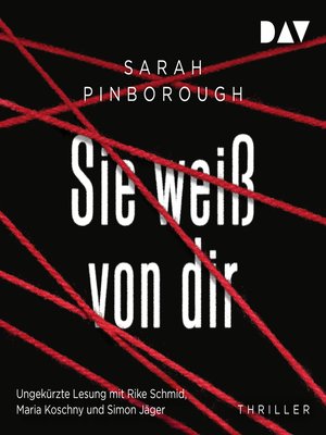 cover image of Sie weiß von dir